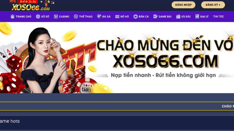 Trang chủ nhà cái Xoso66